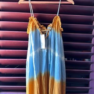 NWT Zara boho, tie dyed summer dress.